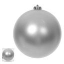 Ver imagem 1 de Bola Fosca Tubo C/1 Und (prata) 15cm (florarte) Vol. 20