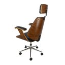 Ver imagem 3 de Cadeira Escritorio Presidente Corino e Madeira Bergen 3331