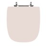 Assento Sanitário Poliéster para Louça Versato (celite) Aço (reb. Oculto) Rosato - 1