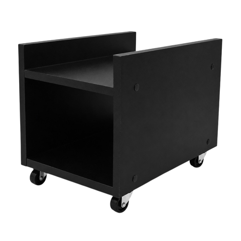 Suporte de Gabinete Computador Cpu com Rodas Home Office - Preto