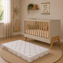 Ver imagem 1 de Kit Berço Guti Off White/Amêndoa + Colchão Orthoflex Infantil