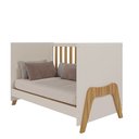 Ver imagem 3 de Kit Berço Guti Off White/Amêndoa + Colchão Orthoflex Infantil