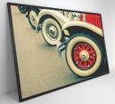Ver imagem 7 de Quadro Rodas Carros Classicos - 90x60 Cm - Vidro Impresso