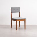 Ver imagem 6 de Conjunto Mesa de Jantar e 4 Cadeiras Tiê CabeCasa MadeiraOriginals Cinza/Amêndoa/Off White