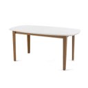 Ver imagem 5 de Conjunto Mesa de Jantar e 4 Cadeiras Tiê CabeCasa MadeiraOriginals Cinza/Amêndoa/Off White