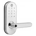 Ver imagem 1 de Fechadura Digital Ymc 420w Branca Biometria, Senha, Cartão