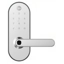 Ver imagem 3 de Fechadura Digital Ymc 420w Branca Biometria, Senha, Cartão