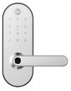 Ver imagem 3 de Fechadura Digital Ymc 420w Branca Biometria, Senha, Cartão