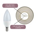 Ver imagem 3 de Cúpula Clássica Cônica Luminária 11x8x11cm Tecido Algodão Ref 01