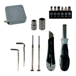 Lanterna Lampião Kit Ferramentas 15 Peças El-1705 Eletromex - 2