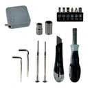 Ver imagem 2 de Lanterna Lampião Kit Ferramentas 15 Peças El-1705 Eletromex