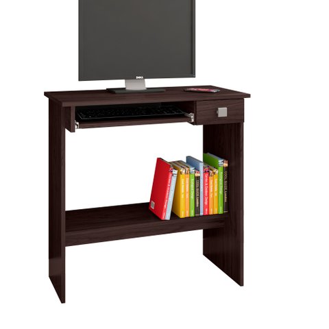 Mesa para Computador 1 Gaveta Castanho 1092 AJL Móveis