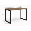 Ver imagem 2 de Mesa Secretária Escritório Industrial Frame F120 Munique - Kappesberg