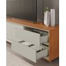 Rack Prime para Tv 75" com 2 Portas e 2 Gavetas Mavaular:naturalle/off - 3
