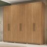 Guarda Roupa Casal 6 Portas e 3 Gavetas Sumatra - Amêndola Touch - 1
