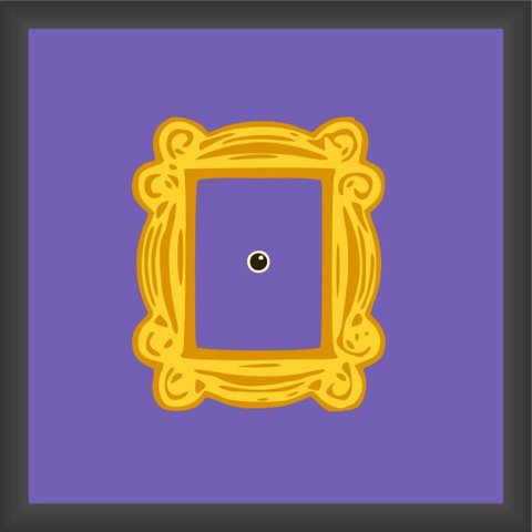 Quadro Friends Moldura 28x28