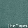 Sofá 3 Lugares Argentina Linho - Adj Decor Cor Azul Turquesa - 3