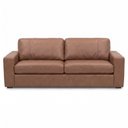 Ver imagem 4 de Sofá 3 Lugares Couro Camel Terracota 205cm Legitimo Natural Premium Adel Dekorien