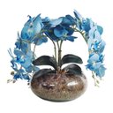 Ver imagem 1 de Arranjo de Mesa e Decoração 4 Orquideas Artificias Azul