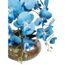 Ver imagem 4 de Arranjo de Mesa e Decoração 4 Orquideas Artificias Azul