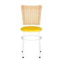 Ver imagem 2 de 4 Cadeiras para Mesa Branca Hawai Palha:amarelo