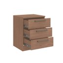 Ver imagem 3 de Mesa de Cabeceira Modulada 3 Gavetas Requinte+ 100% MDF Marrom