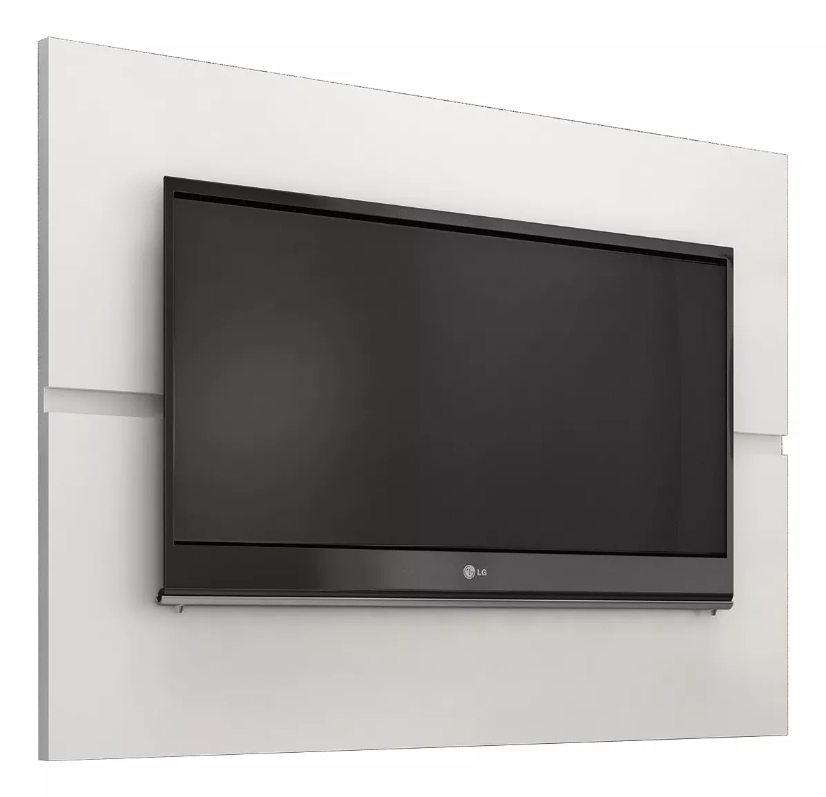 Painel Tv Rack Sala Buzios 1,2 M:branco