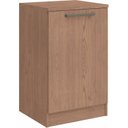 Ver imagem 1 de Cômoda Módulo Inferior 1 Porta Requinte 100% MDF Marrom/Macadâmia