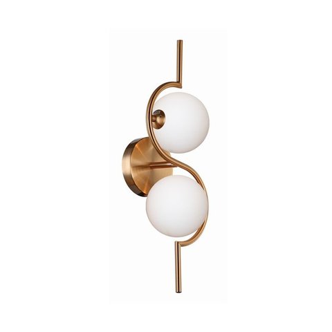 Arandela Quality Deuce 1346 G9 Bivolt Bronze e Branco