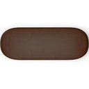 Ver imagem 2 de Kit 02 Puffs Decorativos Orgânicos para Living Quarto 195cm Doha W01 Couríssimo Marrom - Lyam