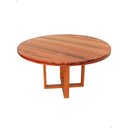 Ver imagem 2 de Mesa Redonda Cozinha Jantar 120cm Madeira Maciça Natural