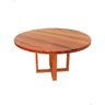 Mesa Redonda Cozinha Jantar 120cm Madeira Maciça Natural - 2