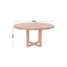 Mesa Redonda Cozinha Jantar 120cm Madeira Maciça Natural - 4