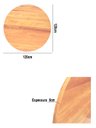 Ver imagem 5 de Mesa Redonda Cozinha Jantar 120cm Madeira Maciça Natural