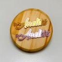 Ver imagem 3 de Kit 10 Chaveiros Nomes Acrílico Espelhado 6cm:dourado