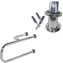 Ver imagem 4 de Kit 2 Barras Apoio 60x20cm Vaso Sanitário Esquerda e Direita Fs