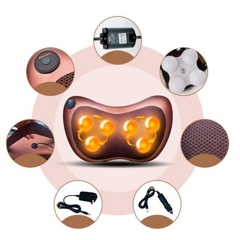 Almofada Massageadora Movimentos Shiatsu com Cromoterapia - 3