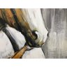 Quadro Pintura Tela horse fios handmade square finala 5217: 130cm (A) x 130cm (L) - 4