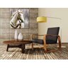 Quadro Pintura Tela horse fios handmade square finala 5217: 130cm (A) x 130cm (L) - 1
