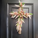 Ver imagem 6 de Guirlanda Natalina Cruz Sagrada Familia Enfeite de Natal