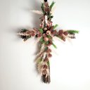 Ver imagem 5 de Guirlanda Natalina Cruz Sagrada Familia Enfeite de Natal