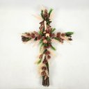 Ver imagem 2 de Guirlanda Natalina Cruz Sagrada Familia Enfeite de Natal