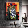 Quadro Decorativo Pablo Picasso A Mulher Que Chora:90x60 cm/DOURADA - 7