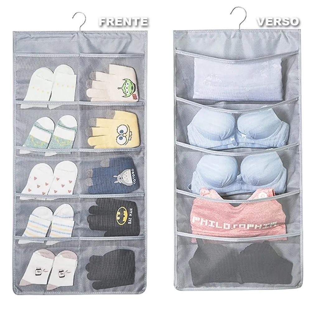 ORGANIZADOR CABIDEIRO DE PORTA MULTIUSO PARA SUTIA MEIAS ROUPAS INTIMAS ...