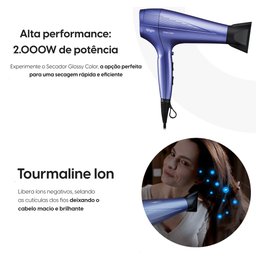 Secador de Cabelos Secador Glossy Color 127v Elgin - 2