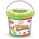Ver imagem 1 de Brinquedo para Montar Balde Blocos Escolares 30 PCS - 061-BBE
