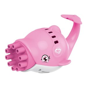 Brinquedo Lançador Mania de Bolhas Golfinho Rosa Dm Toys