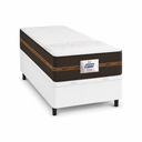 Ver imagem 3 de Cama Box Baú Solteiro Colchão Gazin Molas Flora 88x188x63cm (Branco)