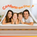 Ver mais imagens de Cama Box Baú Solteiro Colchão Gazin Molas Flora 88x188x63cm (Branco)