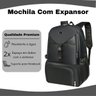 Mochila Moto Passeio Trabalho Motociclistas Porta Capacete:preto - 3